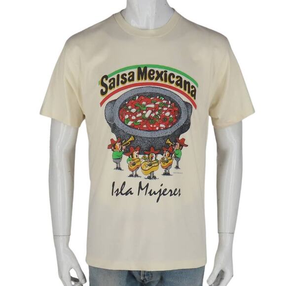 Vintage Isla Mujeres Salsa Tee - Picture 1 of 5